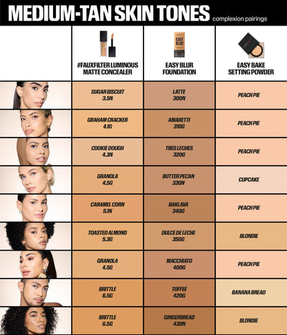 Easy Blur Natural Airbrush Foundation with Niacinamide